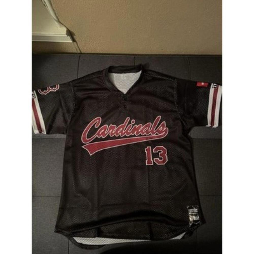 Retro Tanked DE Cardinals Jersey XL Black Red 13 Kamrad Mesh Streetwear Top
